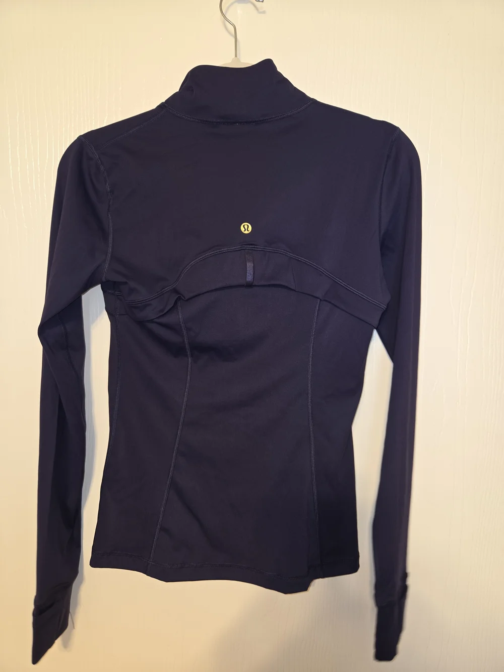 lululemon athletica Navy Full-Zip Utility Jacket with Gold Hardware-NWT